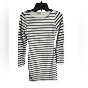 Arden B Black and White Mini Dress